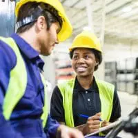 Workers in a factory