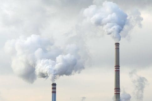Emissions from chimneys